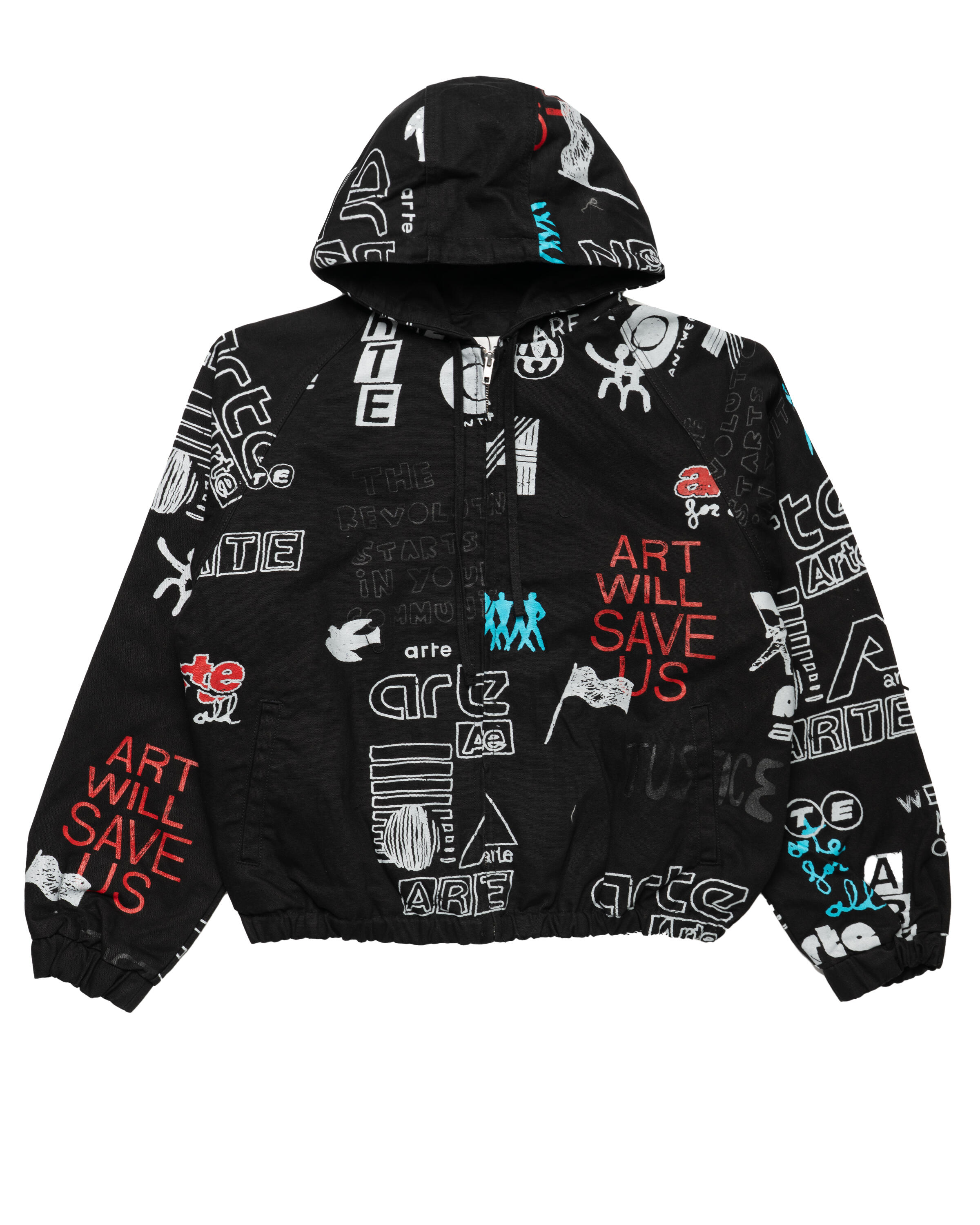 Arte Antwerp Art Saves Jacket | AW25-146J-BLK | AFEW STORE